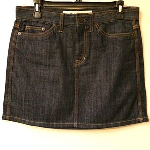 3 for 30.00 Gap dark blue denim mini skirt size 8